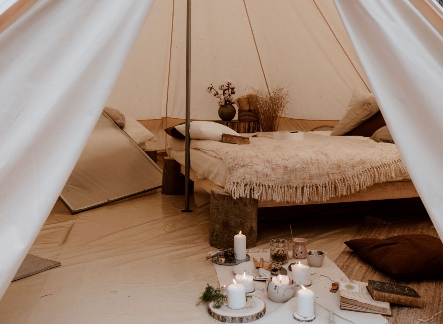 glamping camping sous tente insolite